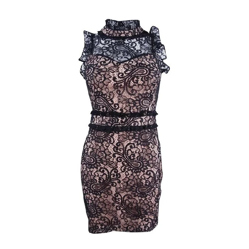 Grand Opening Sale luxury dressEndless Rose Women's Lace Bodycon Mini Dress