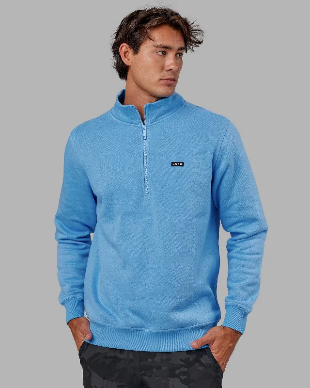 Sale Event Fundamental 1/4 Zip Sweater - Azure Blue