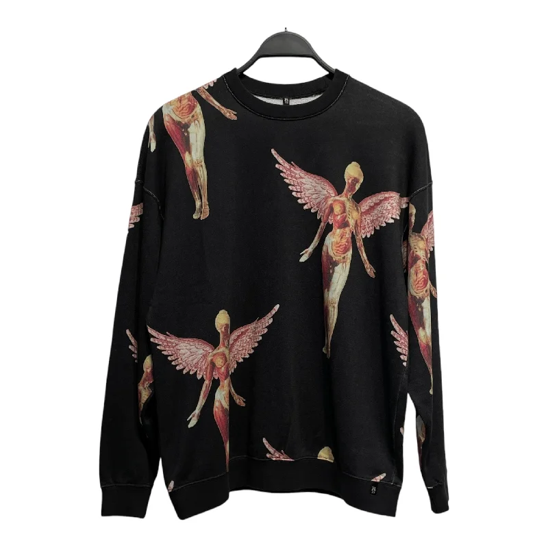 Shop and Save R13/Sweatshirt/L/All Over Print/Cotton/BLK/NIRVANA IN UTERO