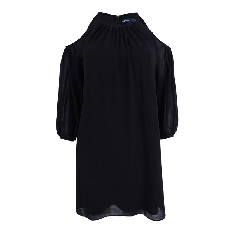 Customer Appreciation Sale textured dressAmerican Living Women's Cold-Shoulder Georgette Dress (8, Black) Customer Appreciation Sale textured dressAmerican Living Women's Cold-Shoulder Georgette Dress (8, Black)
