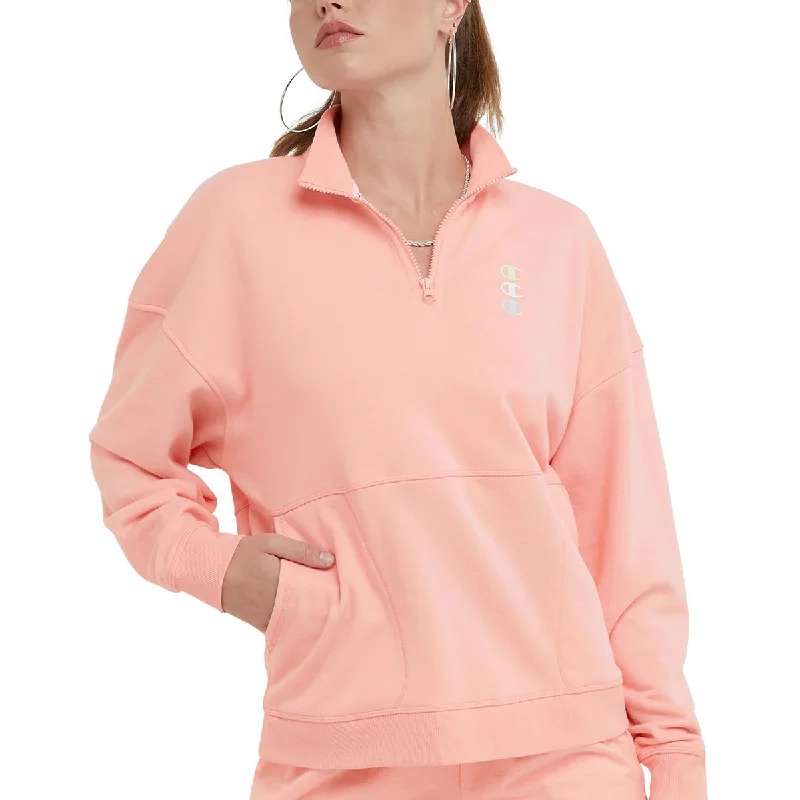 Flash Sale Champion Womens Logo Loungewear 3/4 Zip Pullover
