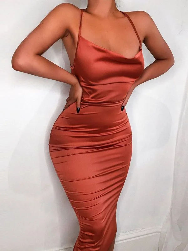 Special Offer floral wrap dressA&A Silk bodycon midi dress