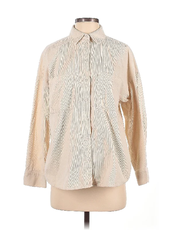 Seasonal Clearance oversized puffer coatLong Sleeve Button Down Shirt