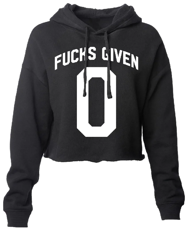 Bargain Blast Women's F's Given Crop Hoodie