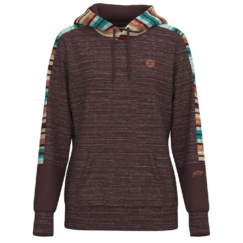 Price Drop 'Hooey' Women's "Canyon" Hoody - Maroon / Serape