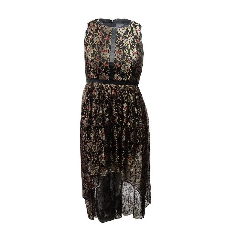 Act Now tiered dressAdrianna Papell Women's Metallic Lace High-Low Gown (12, Black/Gold) Act Now tiered dressAdrianna Papell Women's Metallic Lace High-Low Gown (12, Black/Gold)