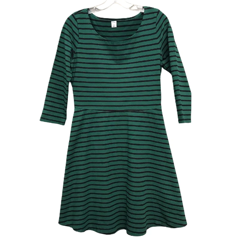 Limited Time floral dressDress Casual Short By Old Navy In Striped Pattern, Size: M