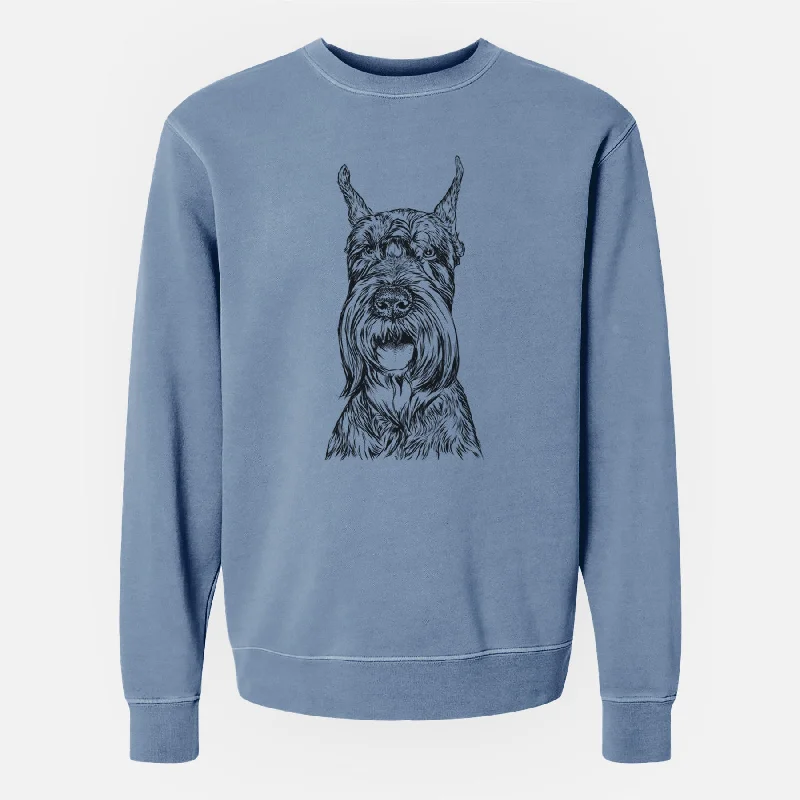 Big Discounts slim fit workout hoodieBare Zuri the Giant Schnauzer - Unisex Pigment Dyed Crew Sweatshirt Big Discounts slim fit workout hoodieBare Zuri the Giant Schnauzer - Unisex Pigment Dyed Crew Sweatshirt
