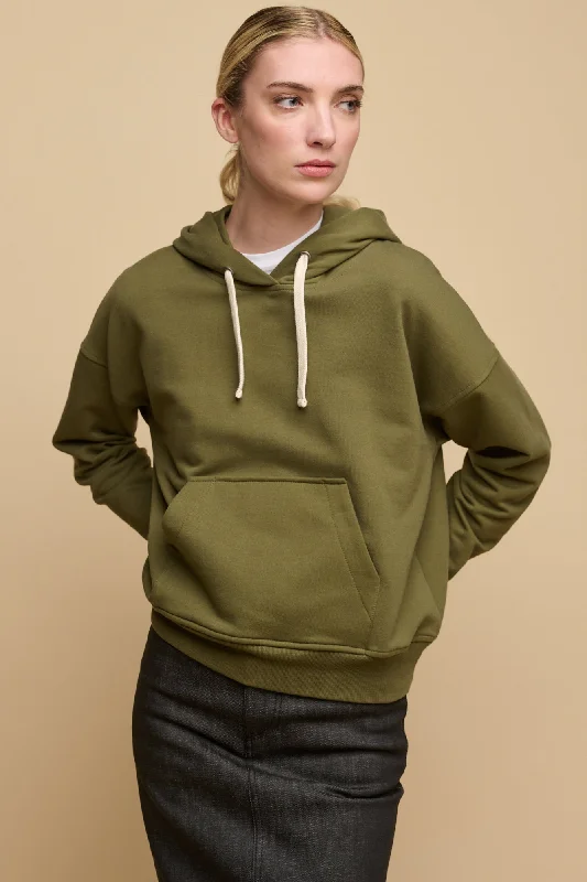 TIME-Limited Offer Women's Hooded Sweatshirt - Olive