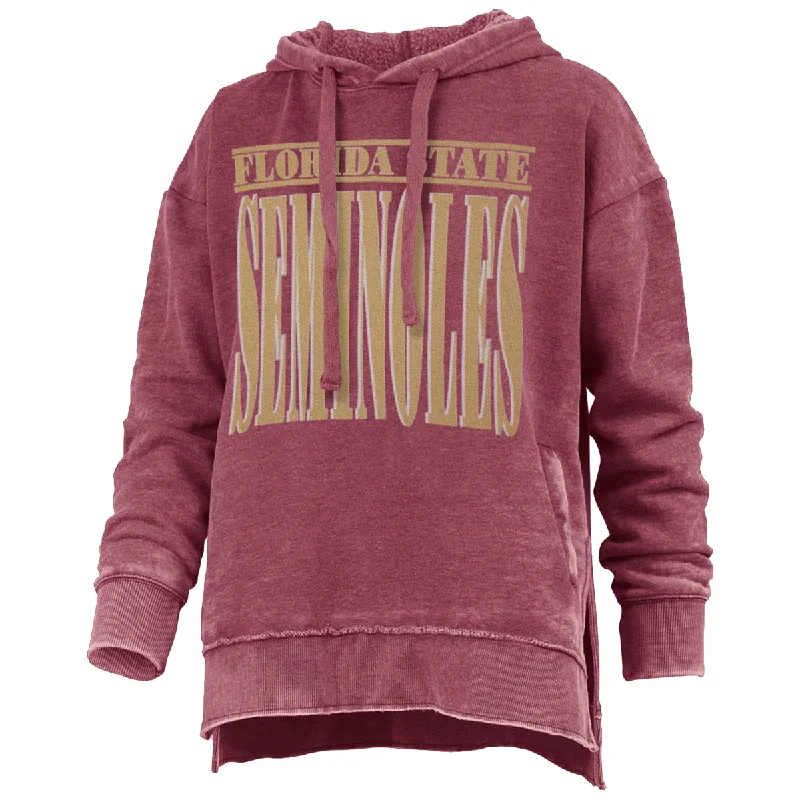 Discount Days Pressbox Women's Florida State Seminoles Side-Split Vintage Hood - Garnet Discount Days Pressbox Women's Florida State Seminoles Side-Split Vintage Hood - Garnet