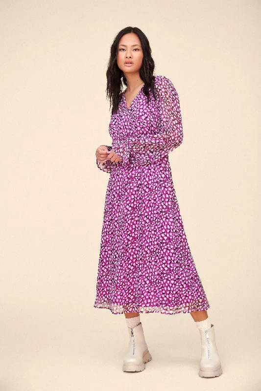Extra Savings knit dressREENA MIDI DRESS (ORCHID)