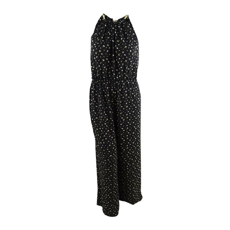 Savings Galore cocktail dressMICHAEL Michael Kors Women's Printed Chain-Neck Jumpsuit (XL, Black/Khaki) Savings Galore cocktail dressMICHAEL Michael Kors Women's Printed Chain-Neck Jumpsuit (XL, Black/Khaki)