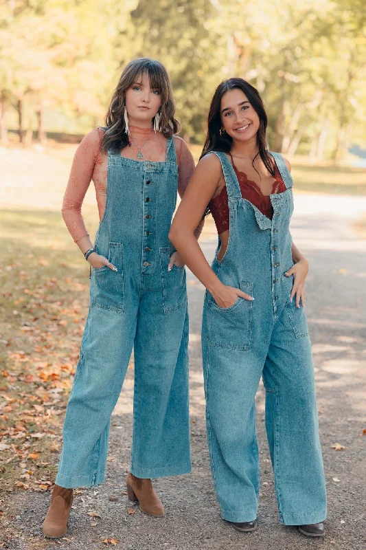 Closeout denim dressGoing Out Overall