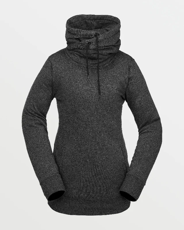 Markdown Madness Womens Tower Pullover Fleece - Black