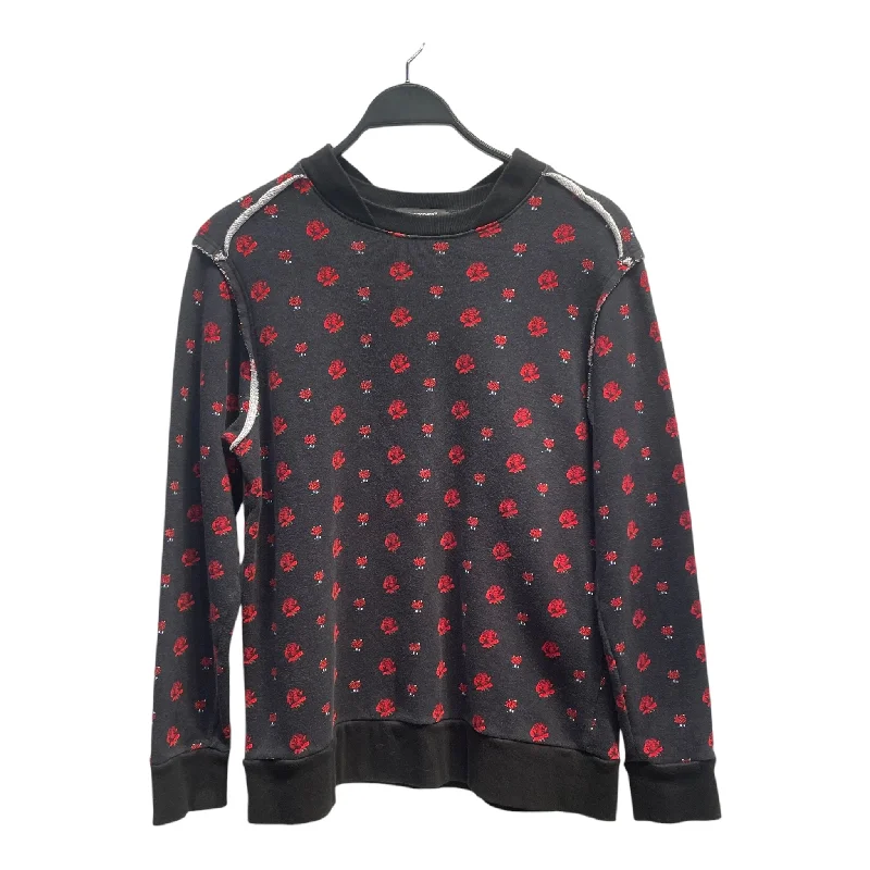 Low Prices UNDERCOVER/Sweatshirt/1/All Over Print/Cotton/BLK/Rose Print