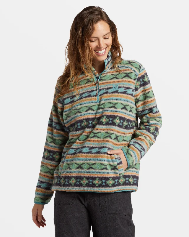 Exclusive Offers A/Div Boundary Mock 3 Half-Zip Pullover Sweatshirt - Salty Sage