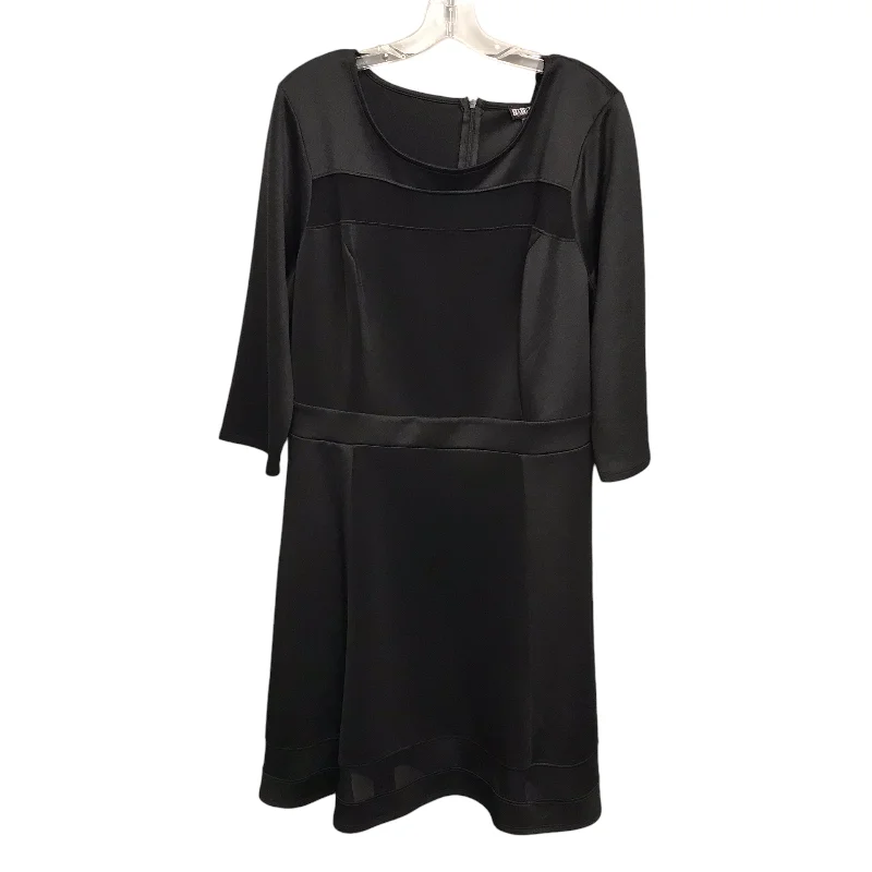Super Bargain lace dressDress Party Midi By Paper Doll In Black, Size:2X