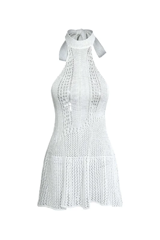 Limited Availability floral wrap dressA&A Beach Halter Knit Vacation Dress