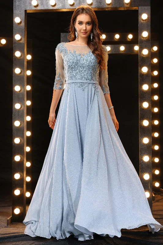 Special Price elegant shift dressElegant A Line Half Sleeves Chiffon Long Prom Dress Special Price elegant shift dressElegant A Line Half Sleeves Chiffon Long Prom Dress
