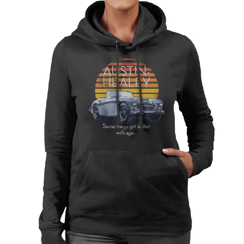 Savings Spectacular cozy hooded jacketAustin Healey Some Things Get Better With Age British Motor Heritage Women's Hooded Sweatshirt Savings Spectacular cozy hooded jacketAustin Healey Some Things Get Better With Age British Motor Heritage Women's Hooded Sweatshirt