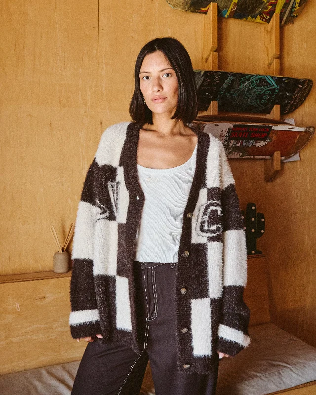 Bargain Blast Here We Are Cardigan Sweater - Chocolate Torte
