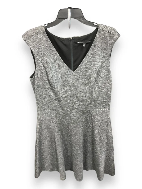 Limited Time Offer printed dressDress Casual Short By White House Black Market In Grey, Size: Xl Limited Time Offer printed dressDress Casual Short By White House Black Market In Grey, Size: Xl