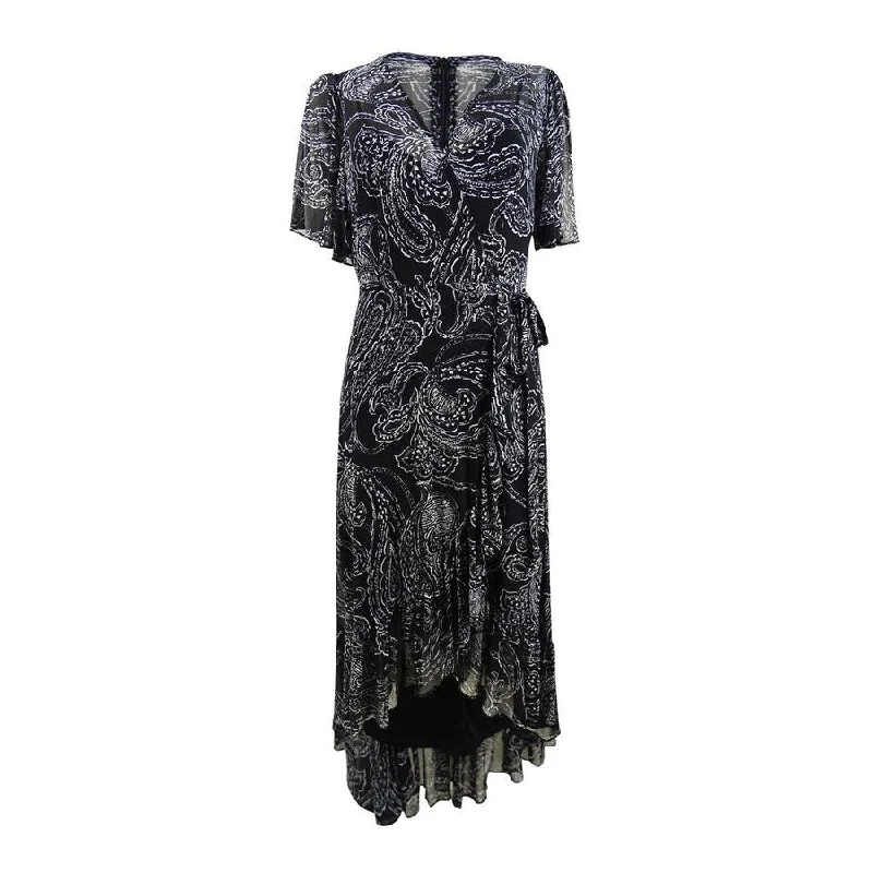 Extra Discounts stylish dressCalvin Klein Women's Flutter-Sleeve Faux-Wrap Dress (2, Black/Cream) Extra Discounts stylish dressCalvin Klein Women's Flutter-Sleeve Faux-Wrap Dress (2, Black/Cream)