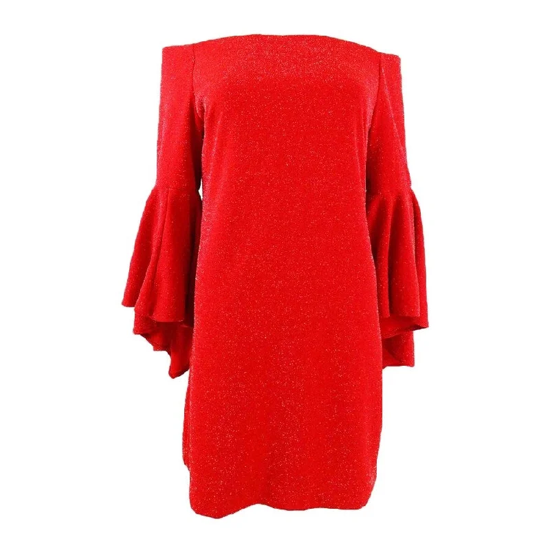 Bargain Prices layered dressVince Camuto Women's Off-The-Shoulder Flutter-Sleeve Dress (M, Vermillion) Bargain Prices layered dressVince Camuto Women's Off-The-Shoulder Flutter-Sleeve Dress (M, Vermillion)