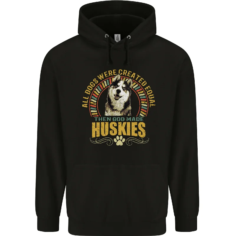 Huge Discounts warm hooded jacketA Huskies Dog Mens 80% Cotton Hoodie