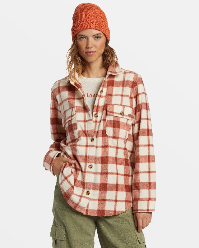 Deal Explosion Forge Fleece Flannel Jacket - Sweet Chocolate