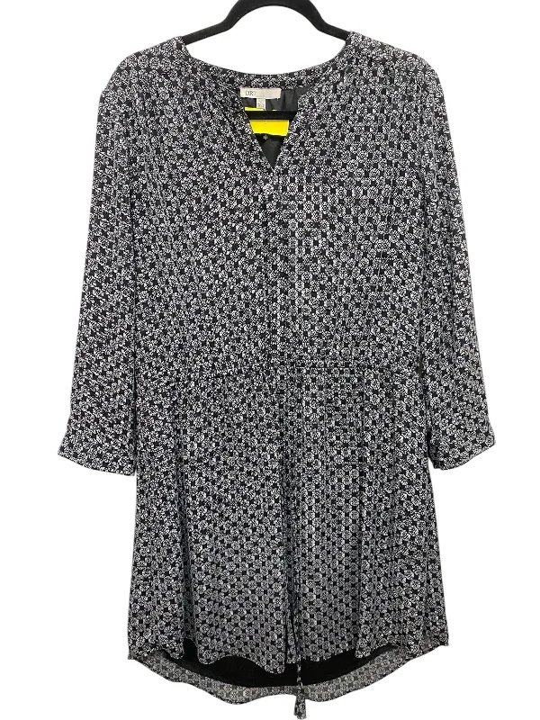 Midnight Sale floral dressDress Casual Short By Dr2 In Black & White, Size: Xl