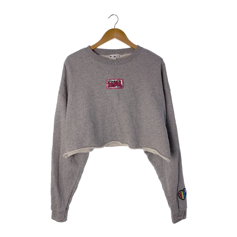 New Arrival X-girl/Sweatshirt/M/GRY/Cotton