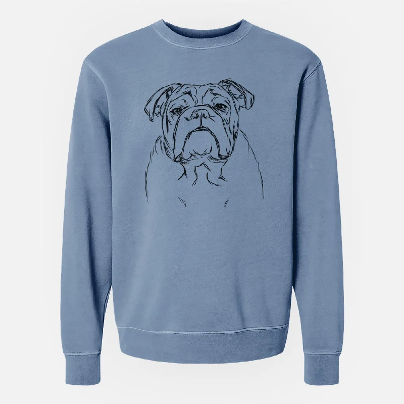 Mega Sale cozy gym sweatshirtBare Winston the English Bulldog - Unisex Pigment Dyed Crew Sweatshirt Mega Sale cozy gym sweatshirtBare Winston the English Bulldog - Unisex Pigment Dyed Crew Sweatshirt