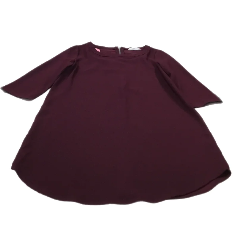 Limited Stock textured dressDress Casual Short By Bb Dakota In Maroon, Size: S