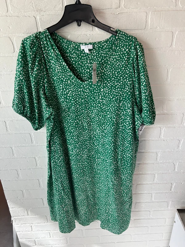 Unbeatable Prices form-fitting dressDress Casual Midi By J. Jill In Green & White, Size: Xl Unbeatable Prices form-fitting dressDress Casual Midi By J. Jill In Green & White, Size: Xl