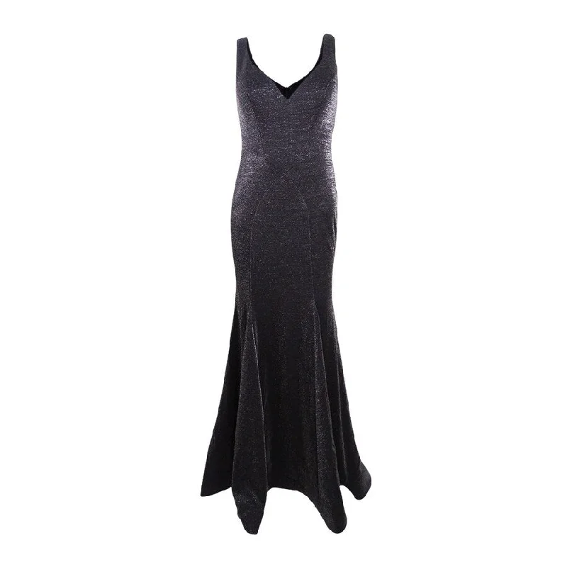 Flash Sale lace dressXscape Women's Metallic Trumpet Gown