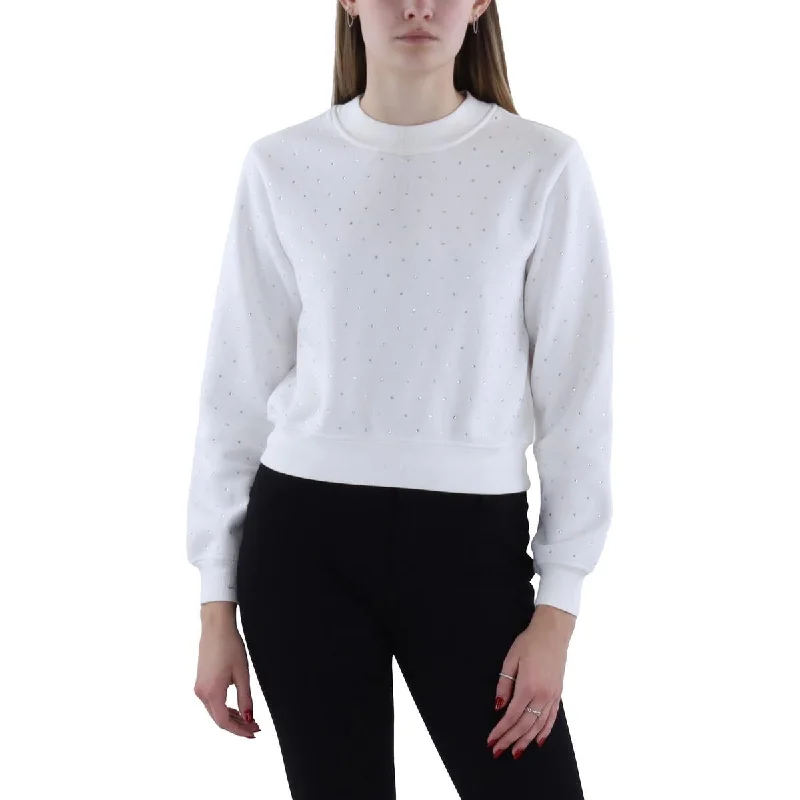 Super Bargain Generation Love Womens Cotton Blend Embellished Sweatshirt