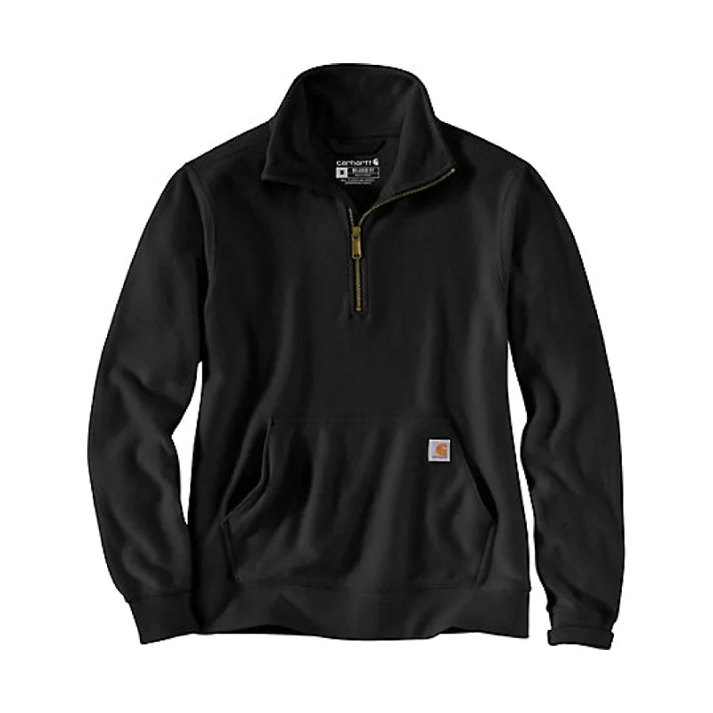 Price Fest Carhartt Women's Relaxed Fit Midweight Quarter Zip Sweatshirt - Black
