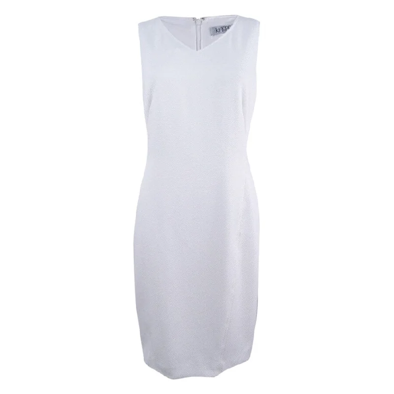 Markdowns fitted bodycon dressKasper Women's Knit Pique Dress
