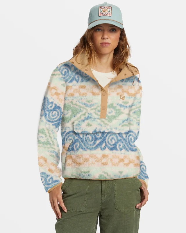 Today’s Special Switchback Mock Neck Fleece - Blue Haze