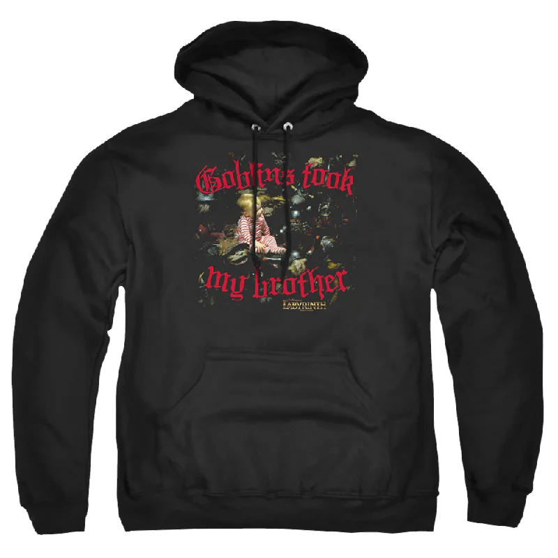 TIME-Limited Offer sporty hoodieLabyrinth Goblins Took My Brother Pullover Hoodie