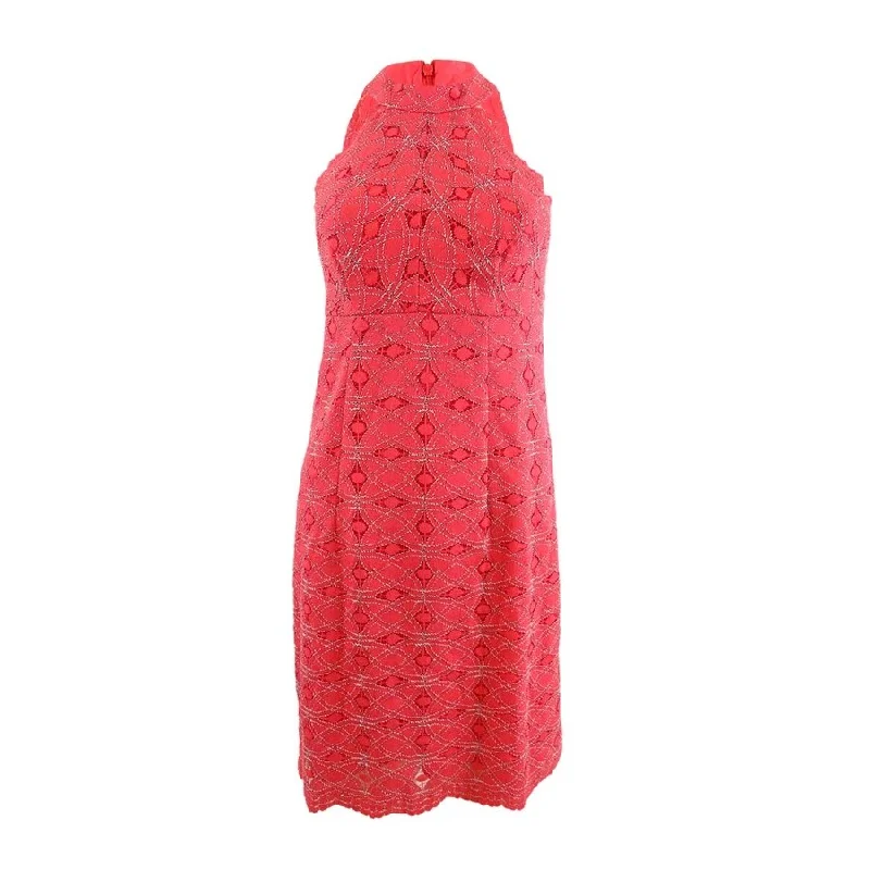 Early Access off-shoulder dressTrina Trina Turk Women's Eames Lace Sheath Dress (14, Teaberry) Early Access off-shoulder dressTrina Trina Turk Women's Eames Lace Sheath Dress (14, Teaberry)