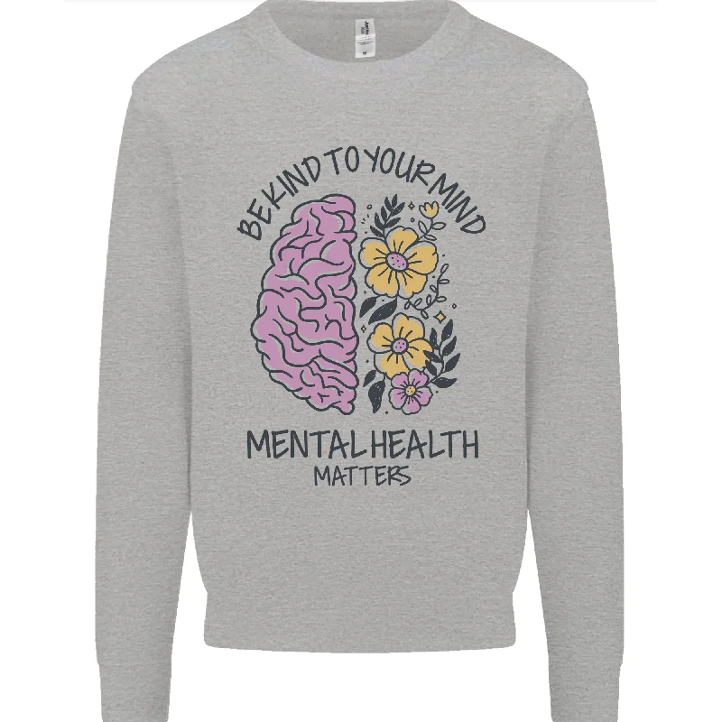 Final Markdown workout style hoodieBe Kind to Your Mind Mental Health Mens Sweatshirt Jumper Final Markdown workout style hoodieBe Kind to Your Mind Mental Health Mens Sweatshirt Jumper