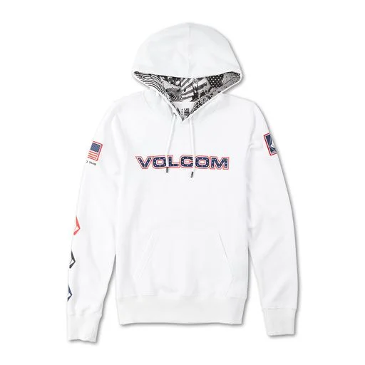 Best Bargains Volcom US Snowboard Team Iconic Stone Womens Pullover Hoodie