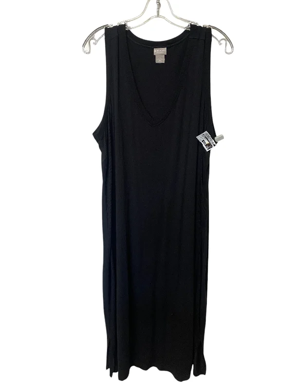 Lowest Prices party dressDress Casual Midi By Chicos In Black, Size: 4