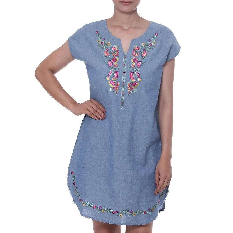 Discount Deals vintage dressNOVICA Spring Rejoice Cotton dress