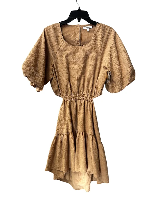 Hot Deal party dressDress Casual Short By Madewell In Brown, Size: M