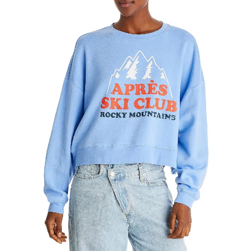 Stock Clearance Chaser Womens Graphic Crew Neck Sweatshirt