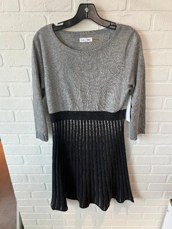 Buy Now sleek midi dressDress Sweater By Calvin Klein In Grey, Size: M