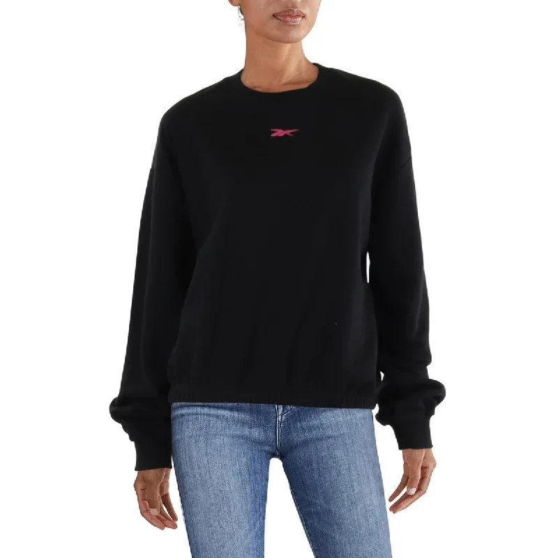 While Supplies Last Reebok Womens Vector Fleece Logo Sweatshirt